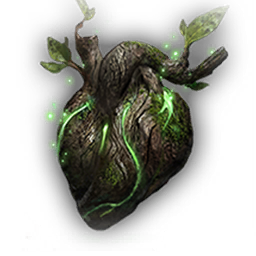Faded Divine Tree Heart